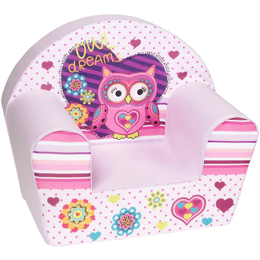 knorr toys® Kindersessel Owl rosa