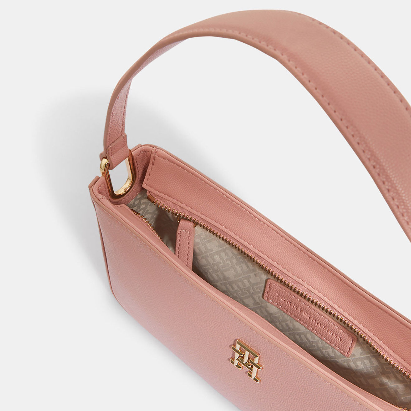 Tommy Hilfiger Sac porté épaule Timeless rose clair - 14x28x6 cm