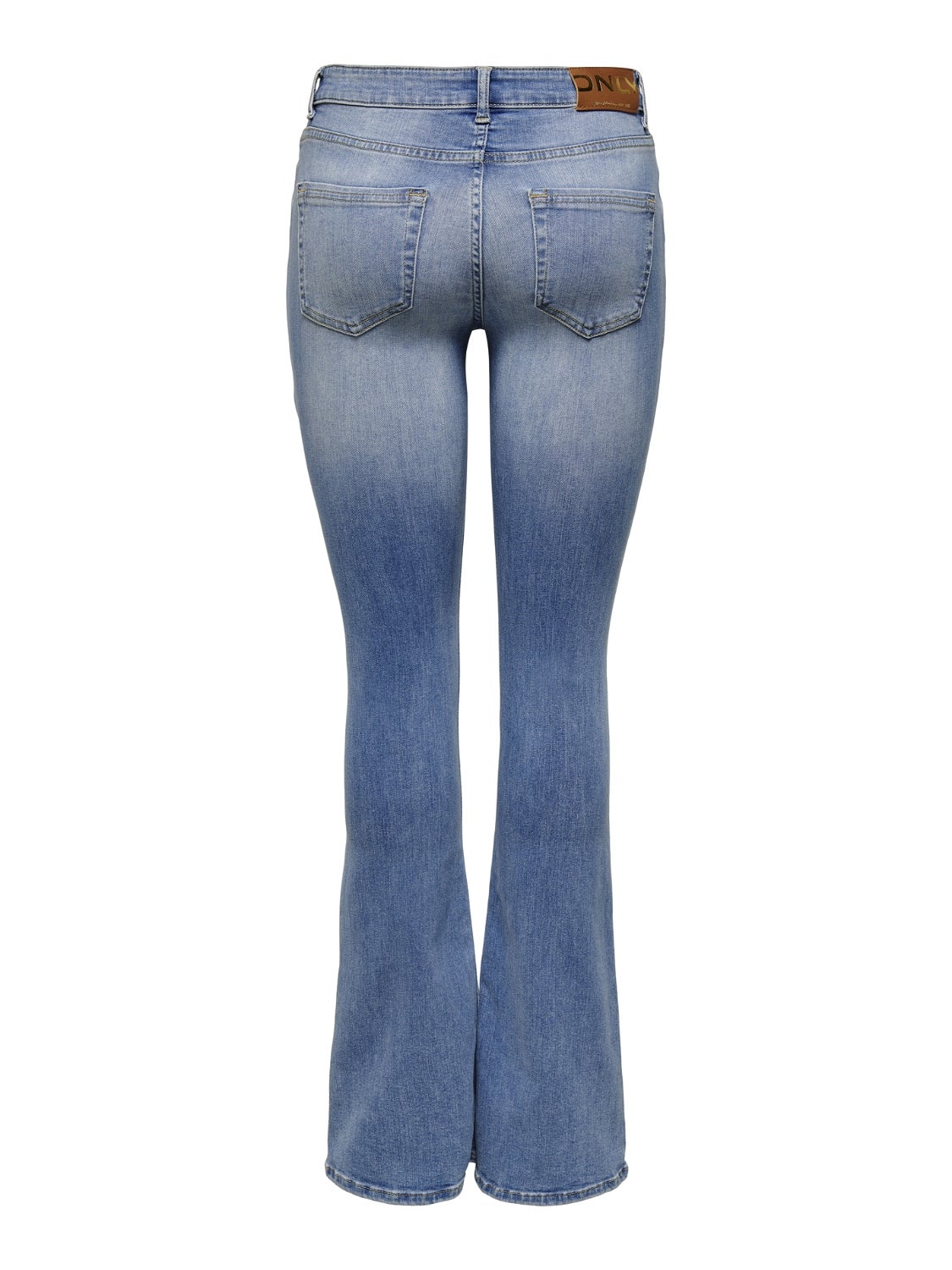 ONLBLUSH Mittlere Taille Ausgestellt Jeans Light Blue Denim