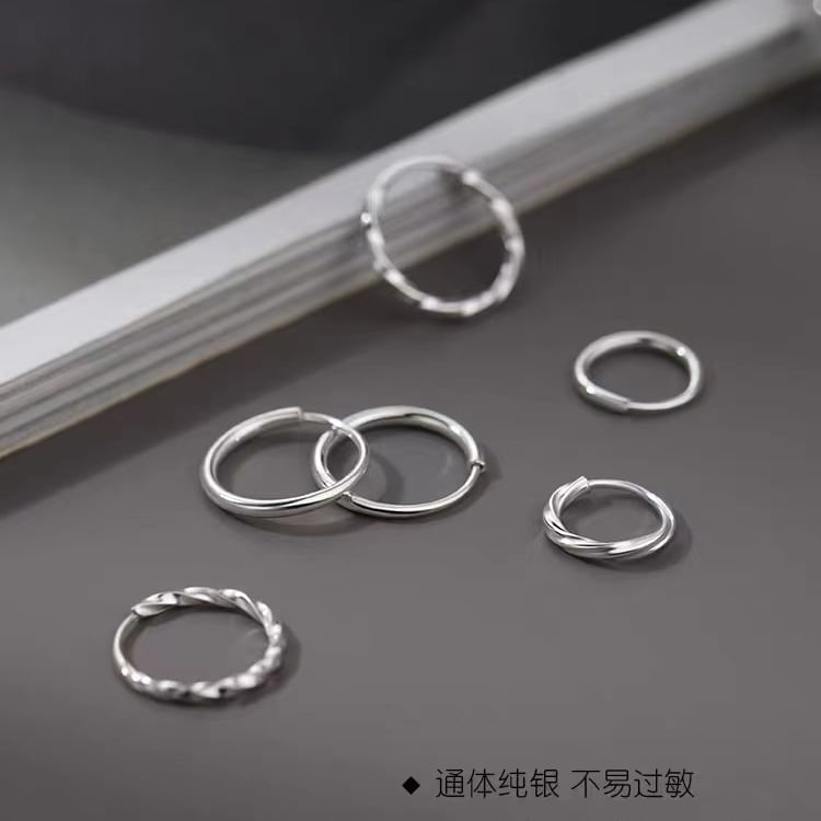 Toinianimos - S925 Sterling Zilveren Creolen (Diverse Ontwerpen)