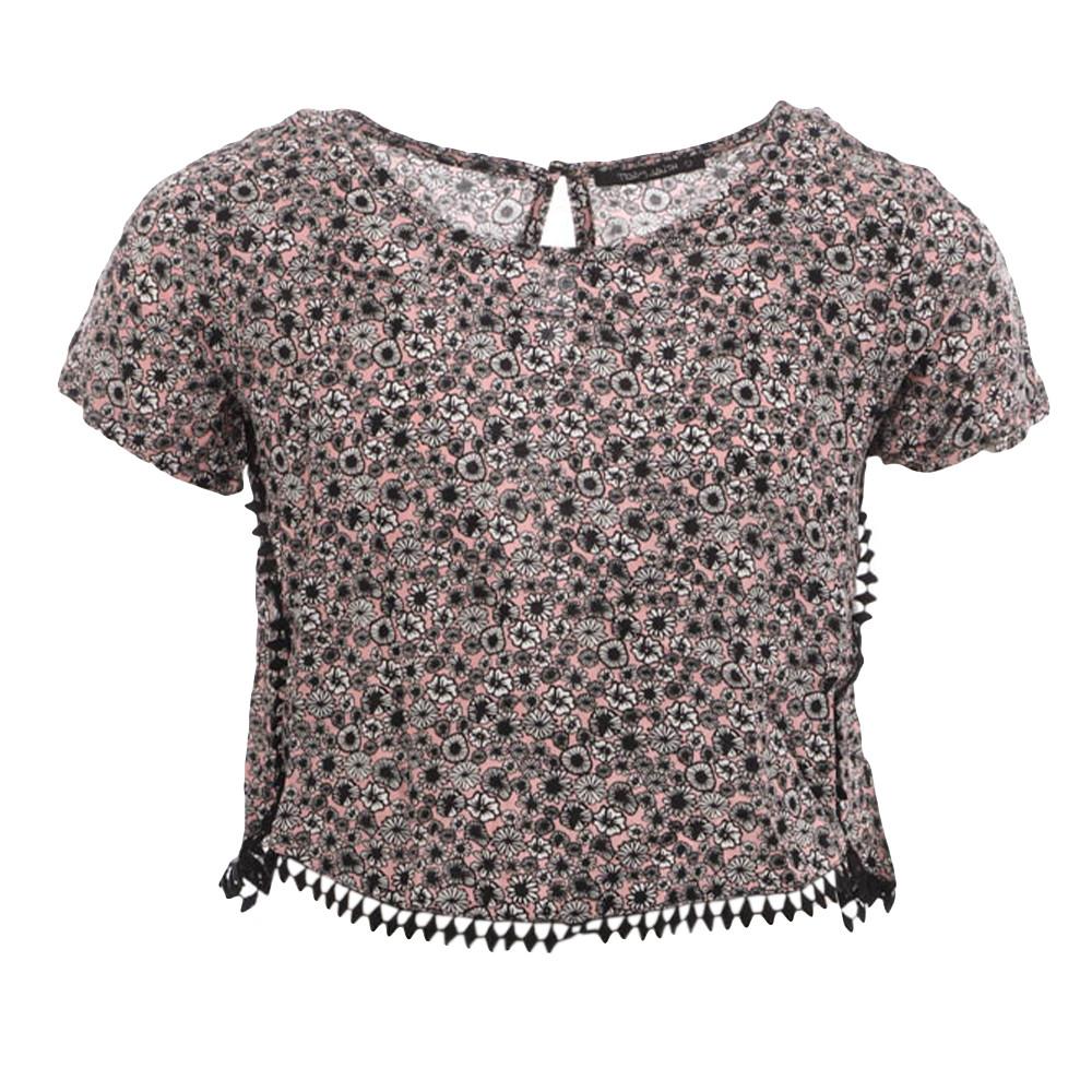 Teddy Smith Top Floral Rose Fille Teddy Smith Thill