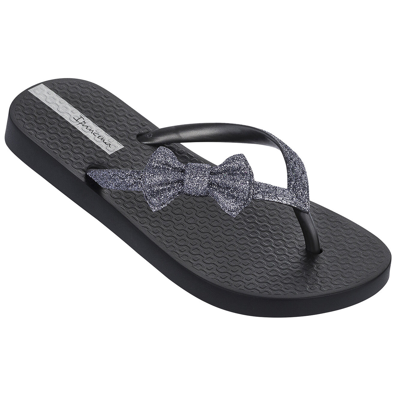 Ipanema Tongs Lolita noir/argenté