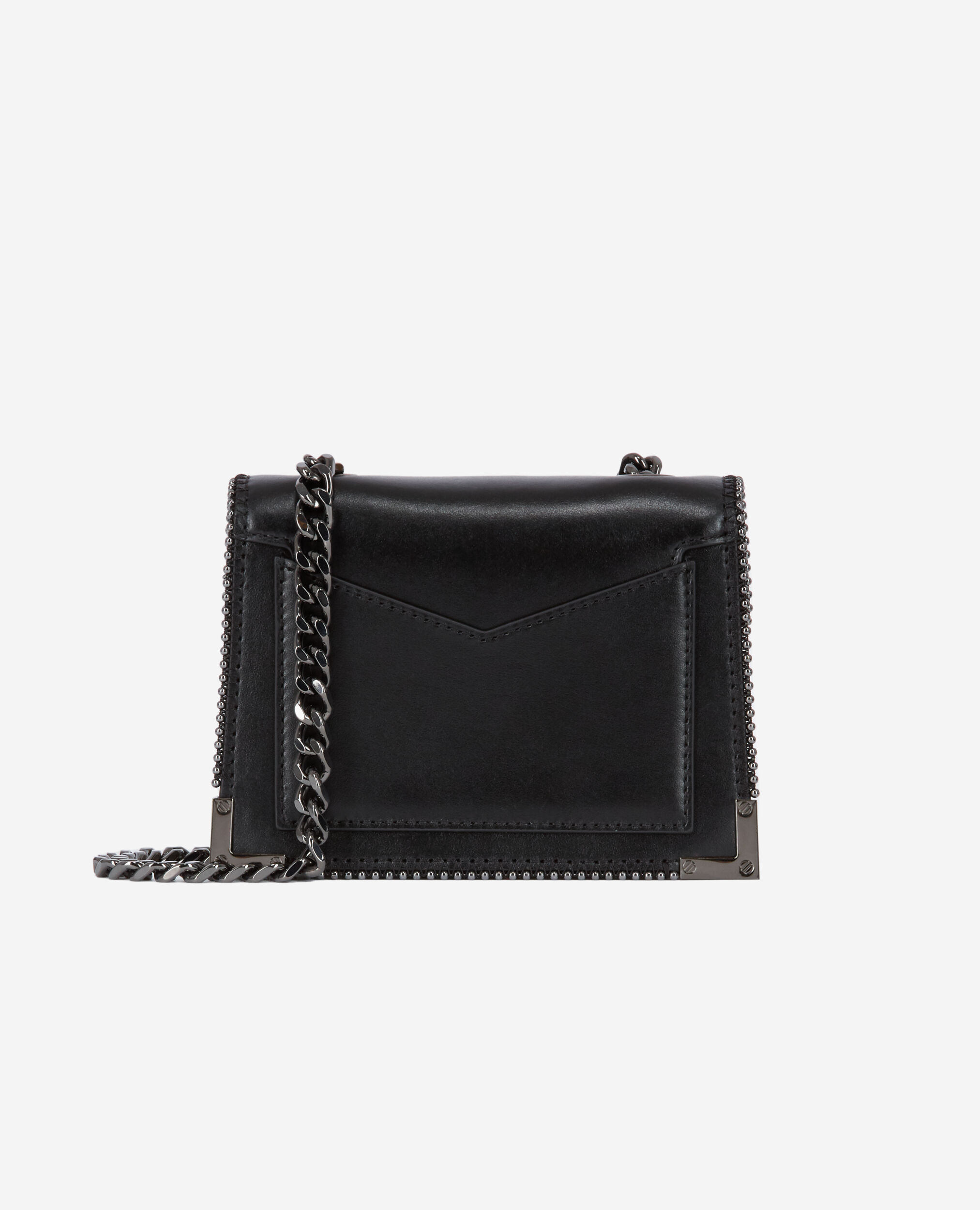 Sac Emily nano en cuir noir