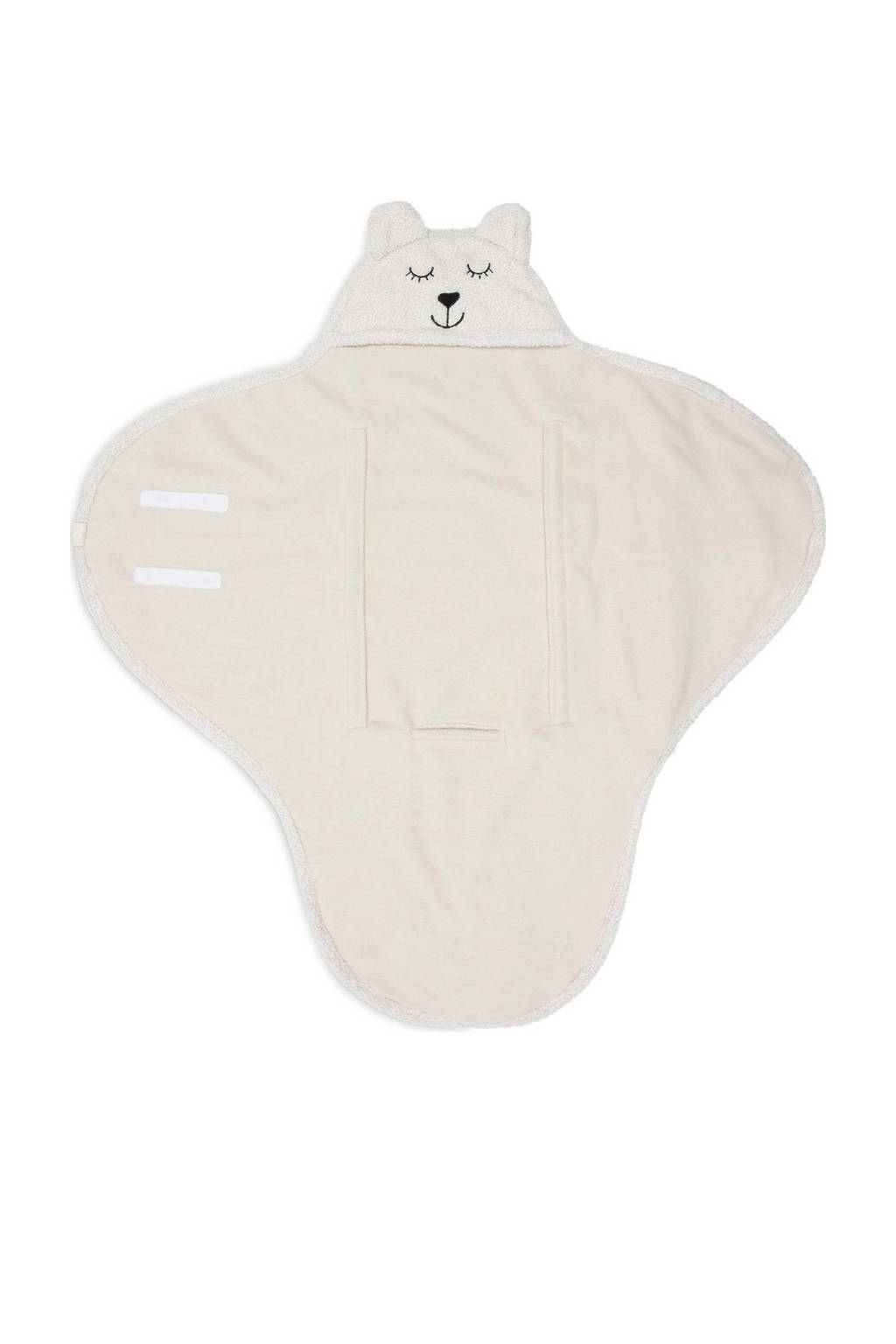 universele wikkeldeken Bear Boucle voor auto 100x105 cm - Oatmeal