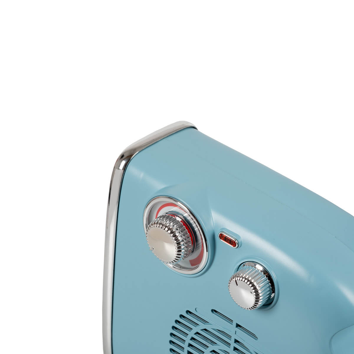 EUROM Retro Heizstrahler Ventilator 1800 Watt und 3 Leistungsstufen blau