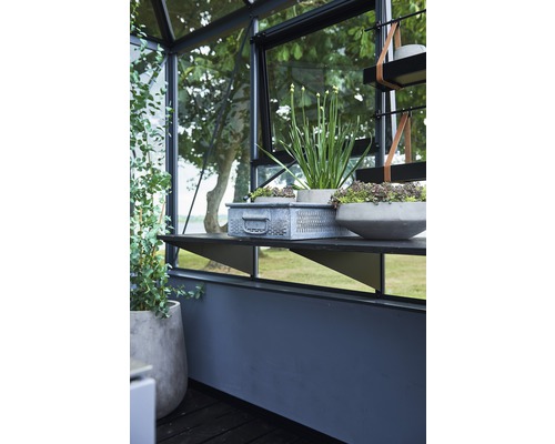 Plankdrager JULIANA 50 cm 3 stuks zwart