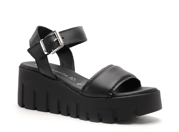 Tamaris nu pieds plats femme 28712 20 noir