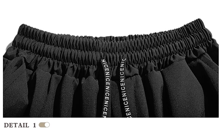 purplelouve - Mid Rise Plain Cargo Shorts