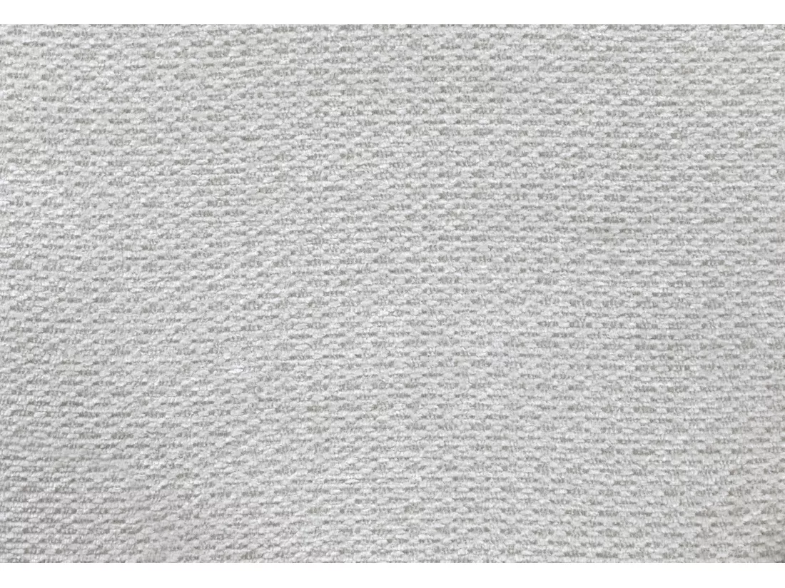 Lot de 6 chaises en tissu et métal noir - Gris - NIYAMA