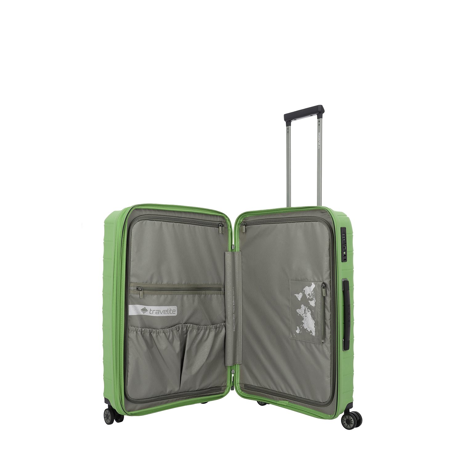 Travelite Mooby 4w Trolley L green