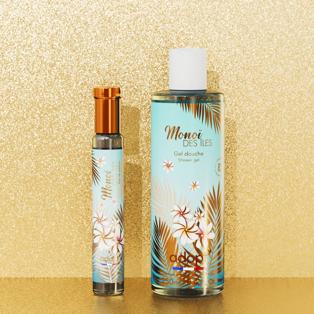Monoï des îles Coffret eau de parfum 30 ml + gel douche