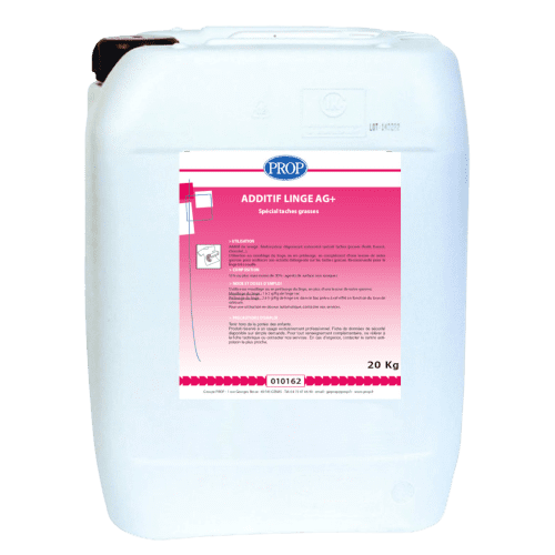 Additif linge anti-gras AG+ bidon de 20kg PROP