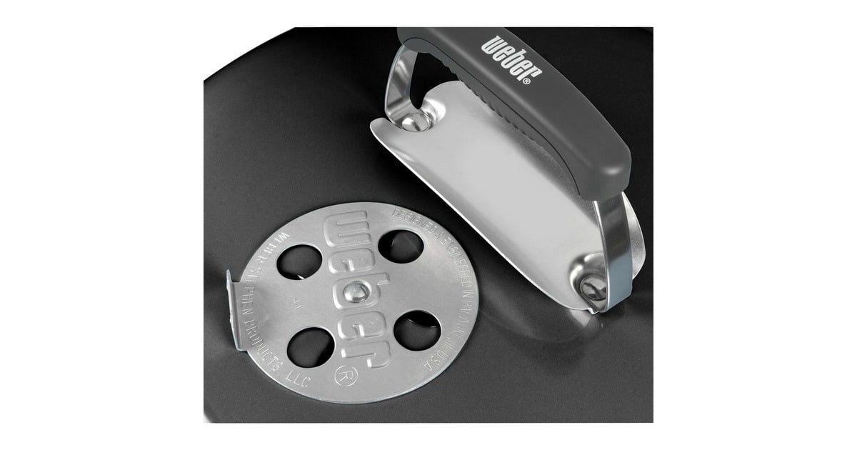 WeberCompact Kettle houtskoolbarbecue  (Hoogglans zwart, Ø 47 cm)