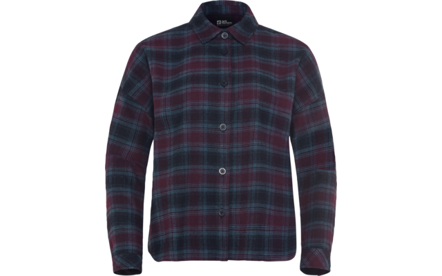 Jack Wolfskin Baja Flannel Shirt Damen Flanellhemd