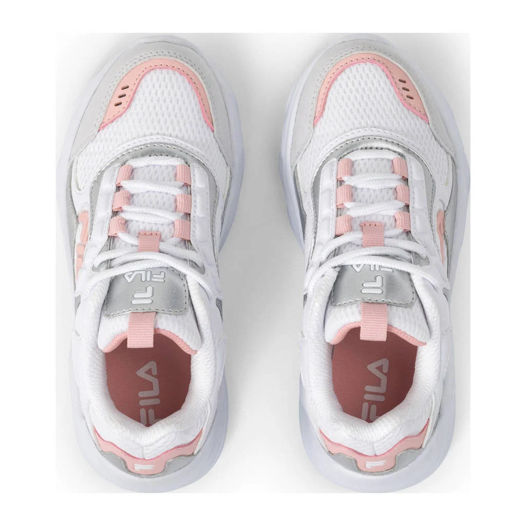 Fila Collenesneakers wit/zilver/lichtroze