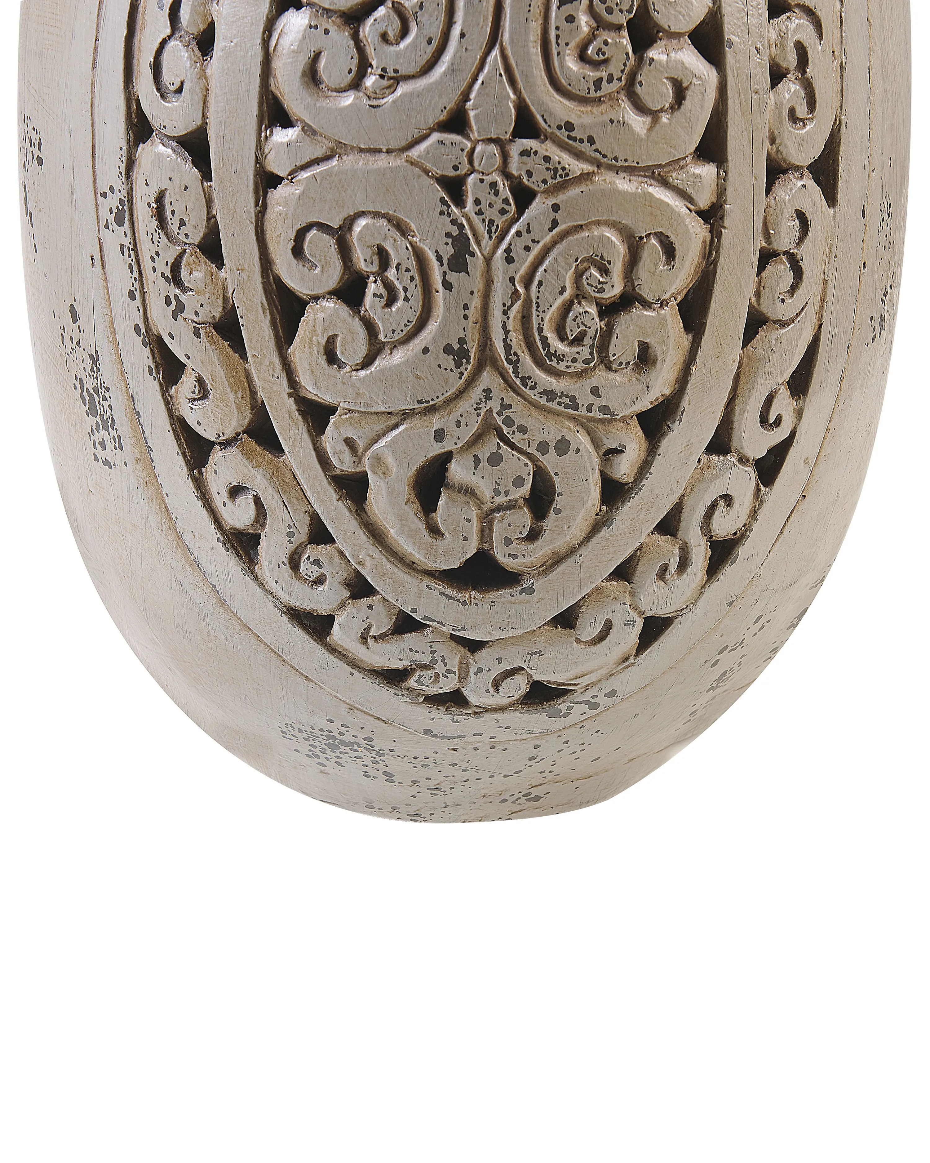Decoratieve vaas MEGARA Keramiek 51 cm Grijs
