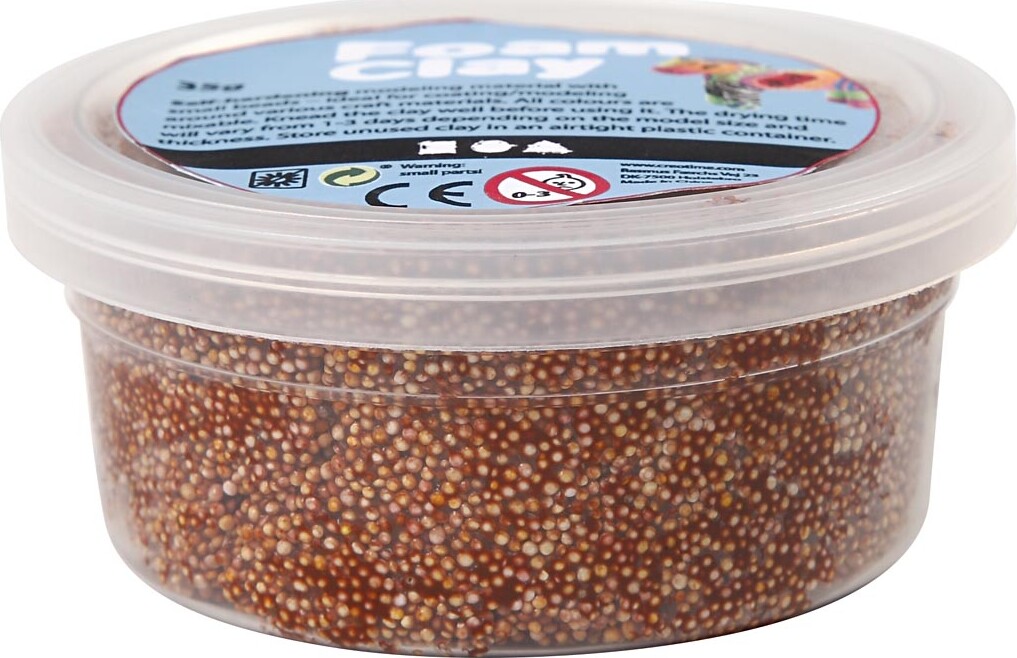 Foam Clay - Brun - Modellervoks - 35 G
