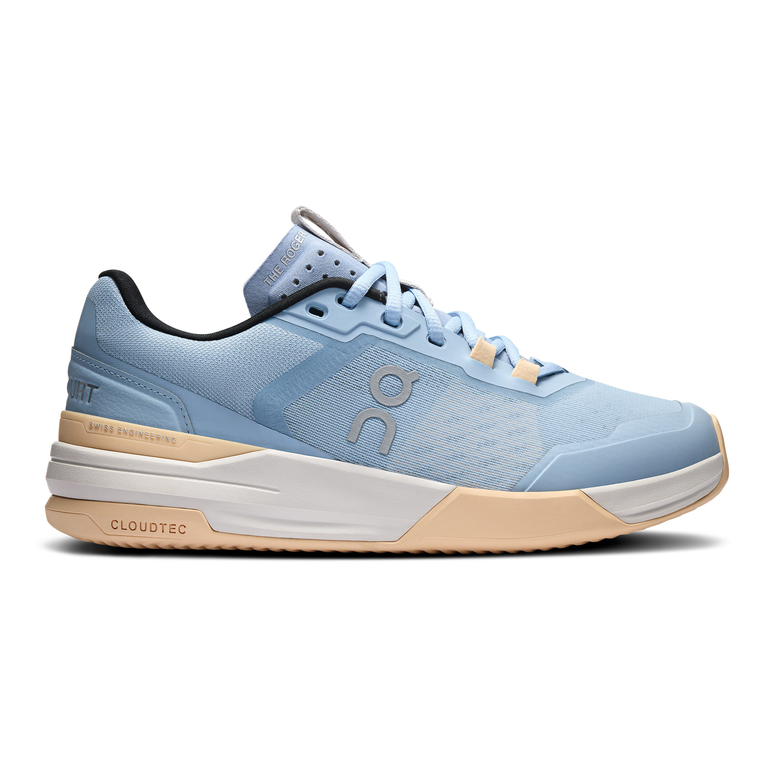 On The Roger Advantage Pro Chaussure Terre Battue Femmes - Bleu Clair , Abricot