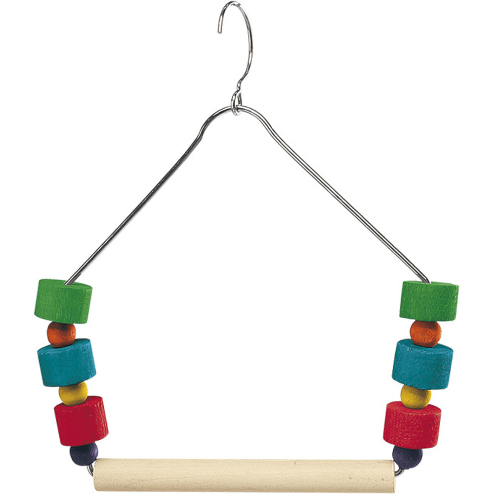 Accessoires pour cages à oiseaux ferplast balançoire fpi 4084 en bois coloré