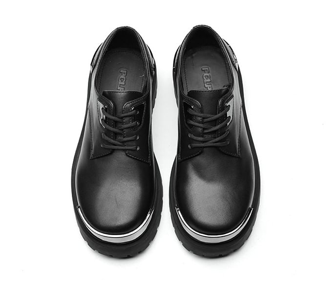 Malnia Home - Veterschoenen met metalen neus en imitatieleer