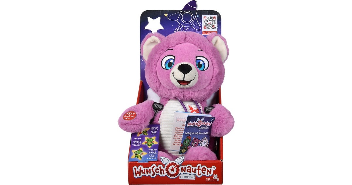 SimbaWishOnauts Billy - De beer Pluchenspeelgoed  (30 cm)