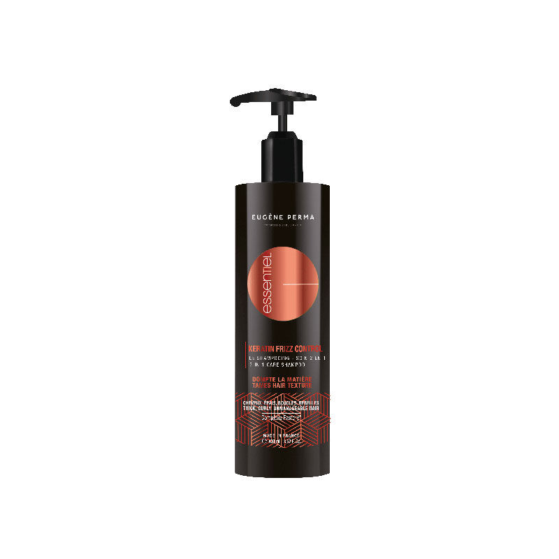 Shampooing 2 en 1 Essentiel Keratin Frizz Control 400ml