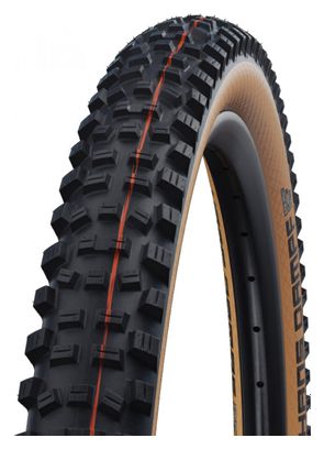 Pneu Schwalbe hans dampf 29x2.35 hs491 evo super trail addix soft tubeless souple noir/marron 60-622