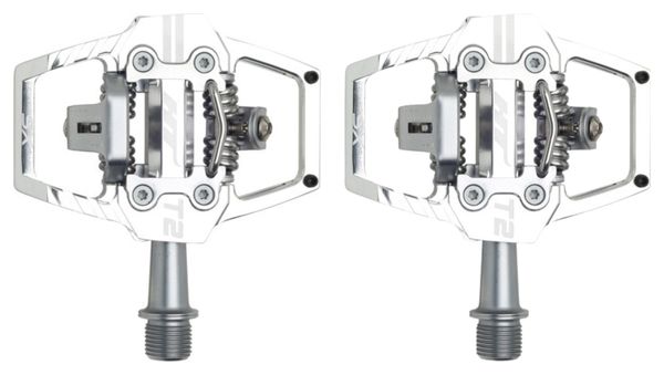 Paire de Pédales Automatiques HT Components T2-SX Gris