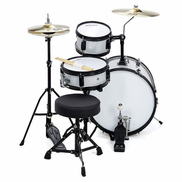 Millenium Youngster Drum Set Silver