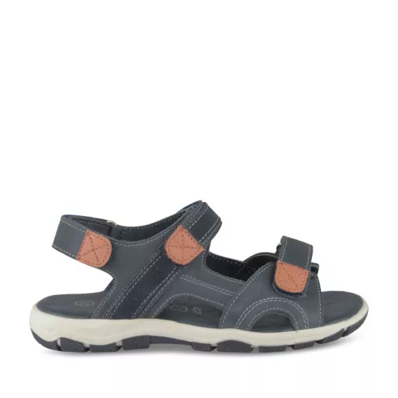 Sandales BLEU TAMS CUIR