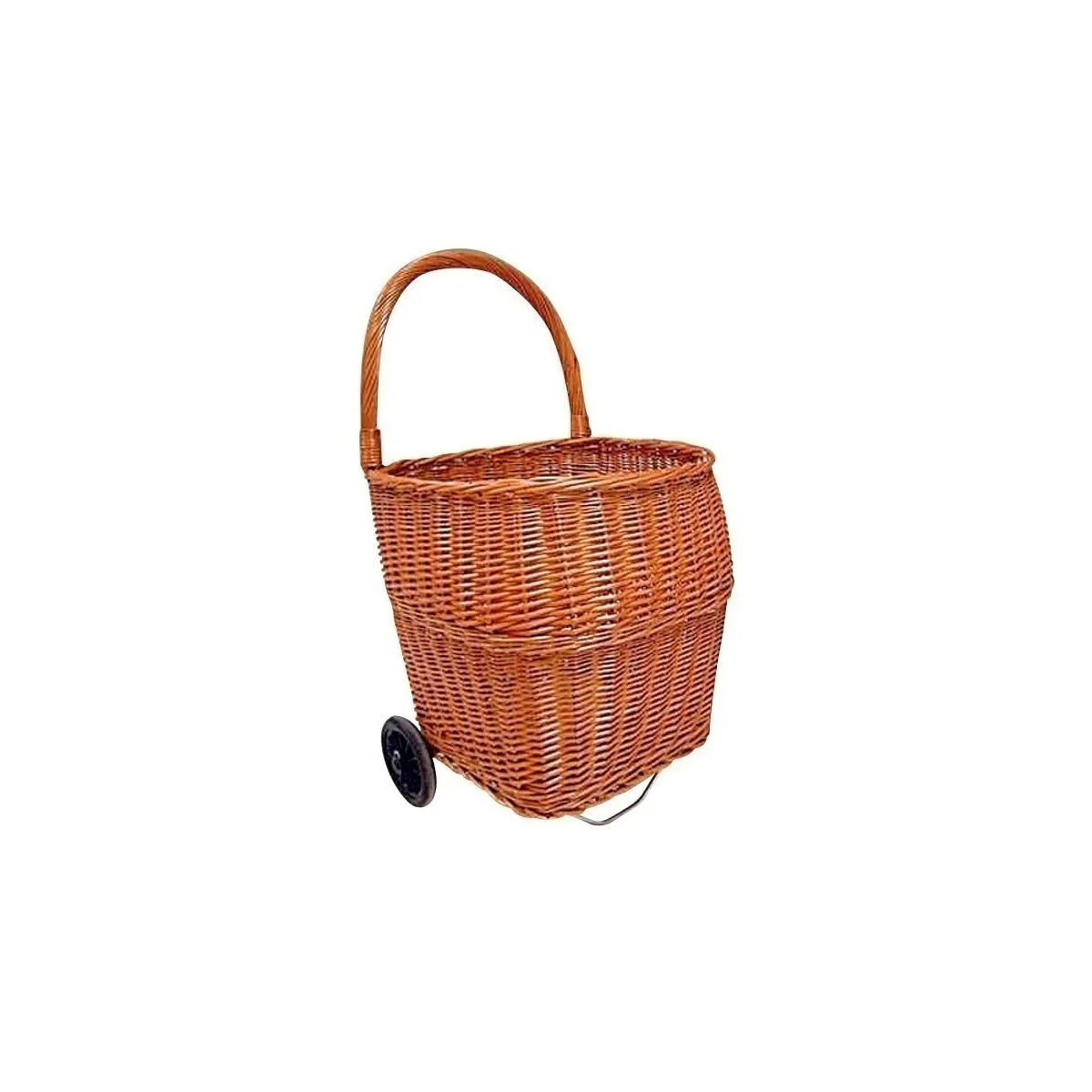 Aubry Gaspard Chariot à bûches en osier buff