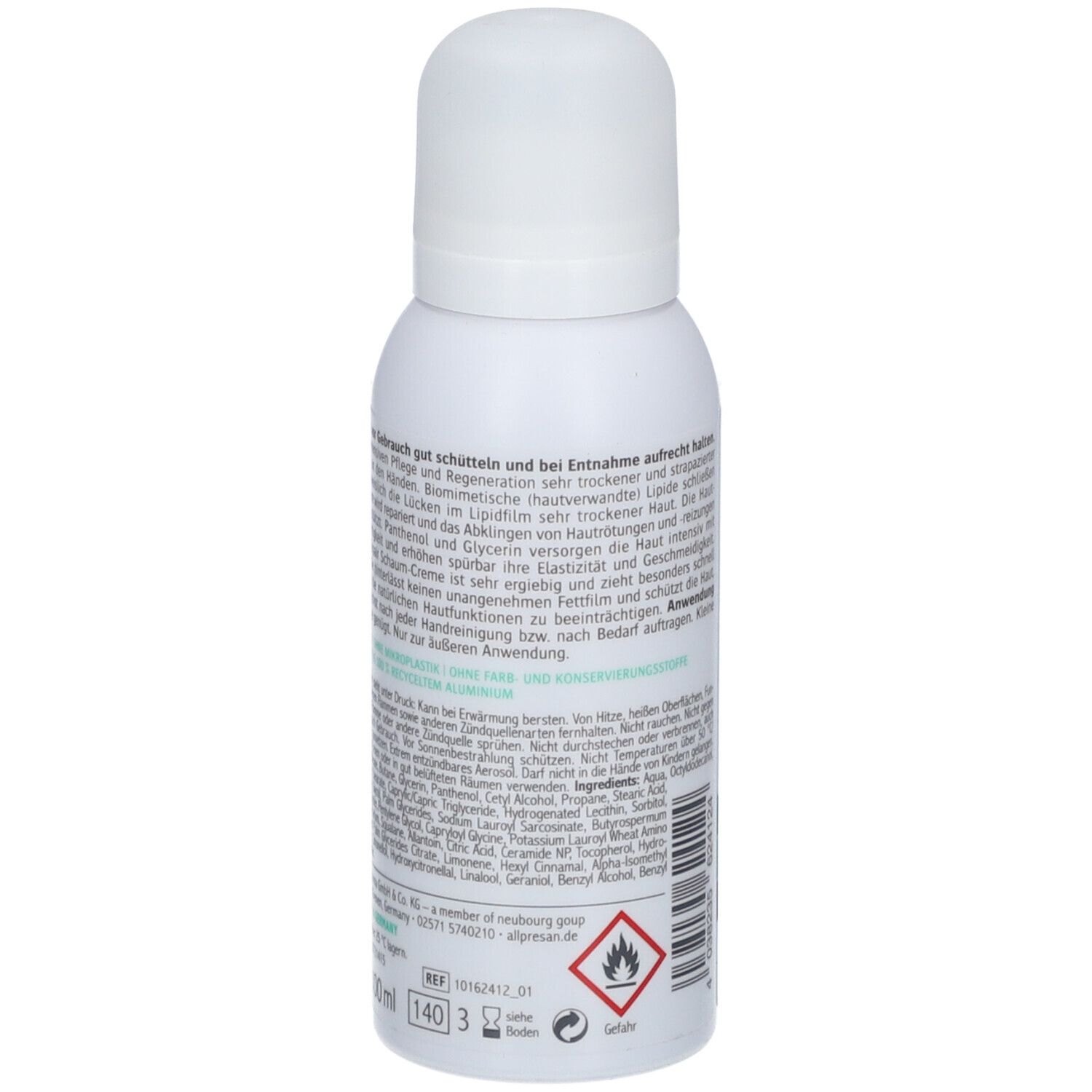 Allpresan Derma med HAND INTENSIVPFLEGE  Repair Schaum-Creme