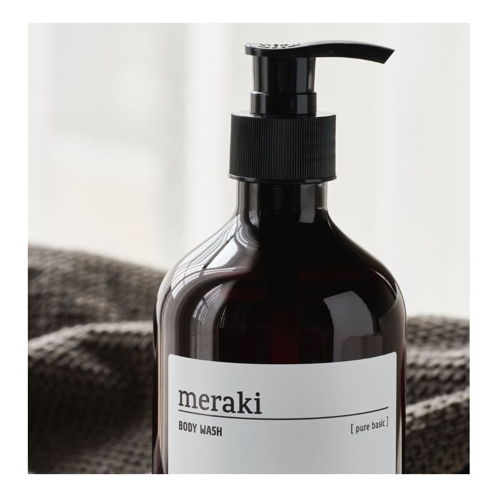 Meraki Body wash, Pure Basic - 490 ml.