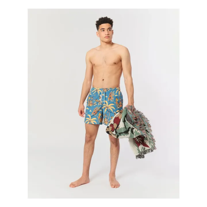 Bather Short de Bain Trippin' Fibres Recyclées | Bleu