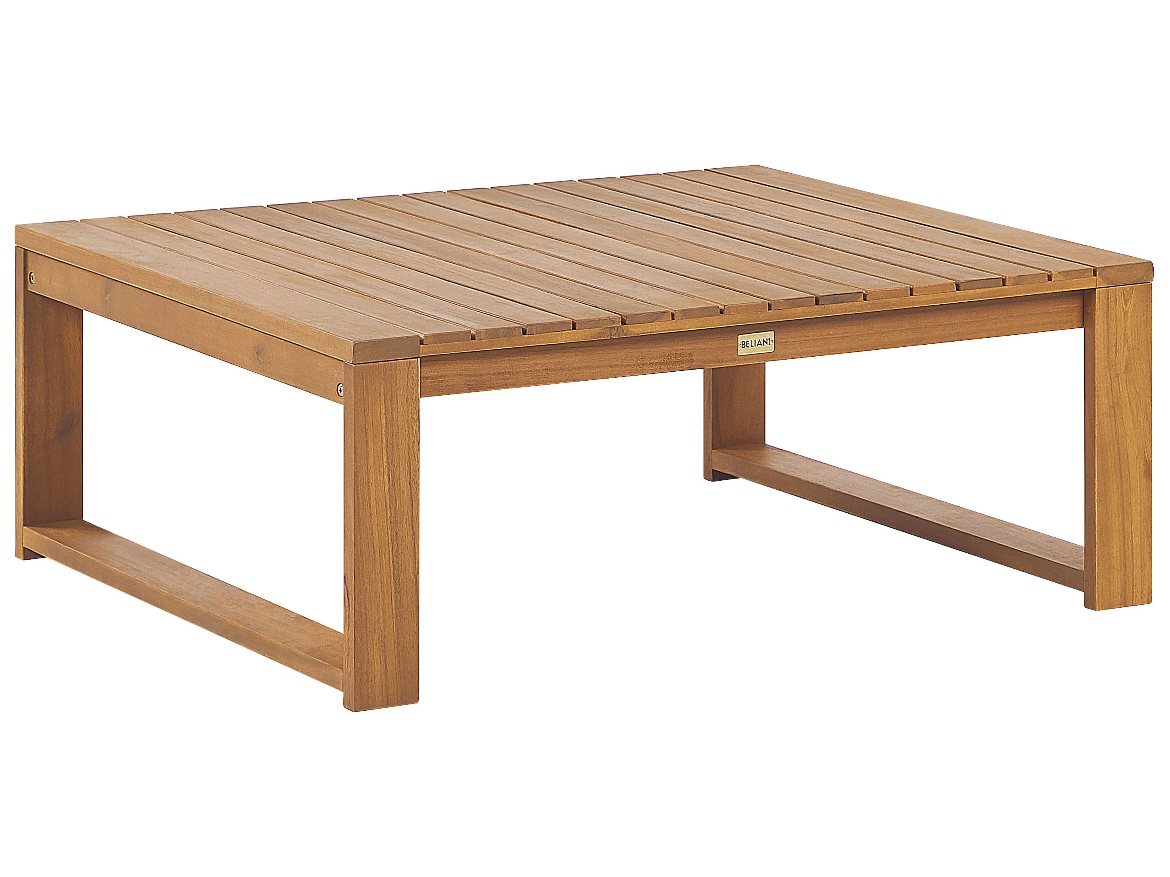 Tuin salontafel TIMOR 90 cm 75 cm Gecertificeerd acaciahout Lichtbruin