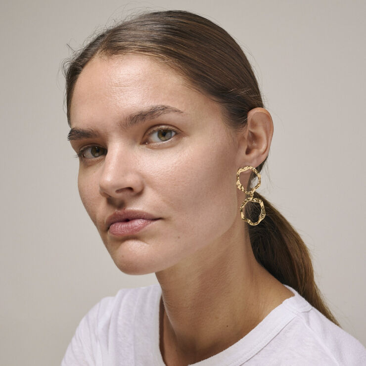 ENAMEL Copenhagen Earring, Miriam 925s/gp