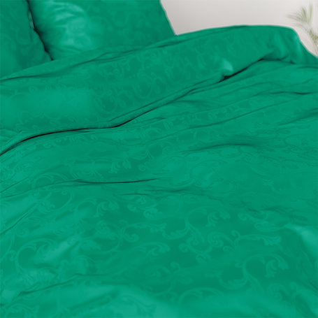 Gaia -  Groen Dekbedovertrek - 200 x 200/220