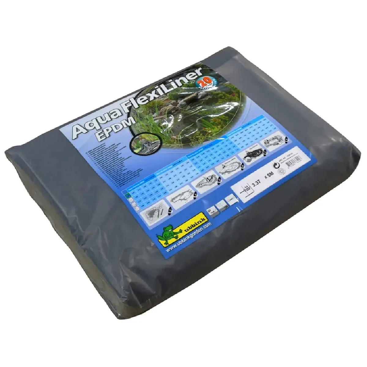 Ubbink Bâche d'étang AquaFlexiLiner 3,37 x 5 m