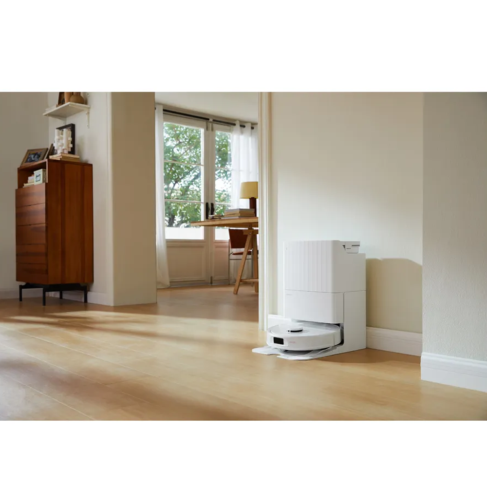 Qrevo S Staubsaug-Roboter Staubsauger Nass / Trocken Bodenreinigung mit Dockingstation / App Steuerung (QRS02-00) - Weiss