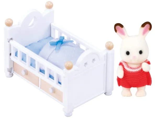 Sylvanian Families Chocolate Rabbit Baby Set