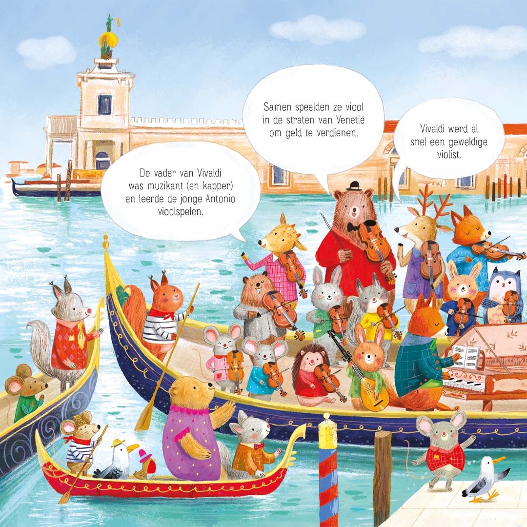 Uitgeverij usborne het dierenorkest speelt vivaldi