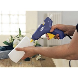 Rapid Pistolet à colle EG111, 25 watts, bleu