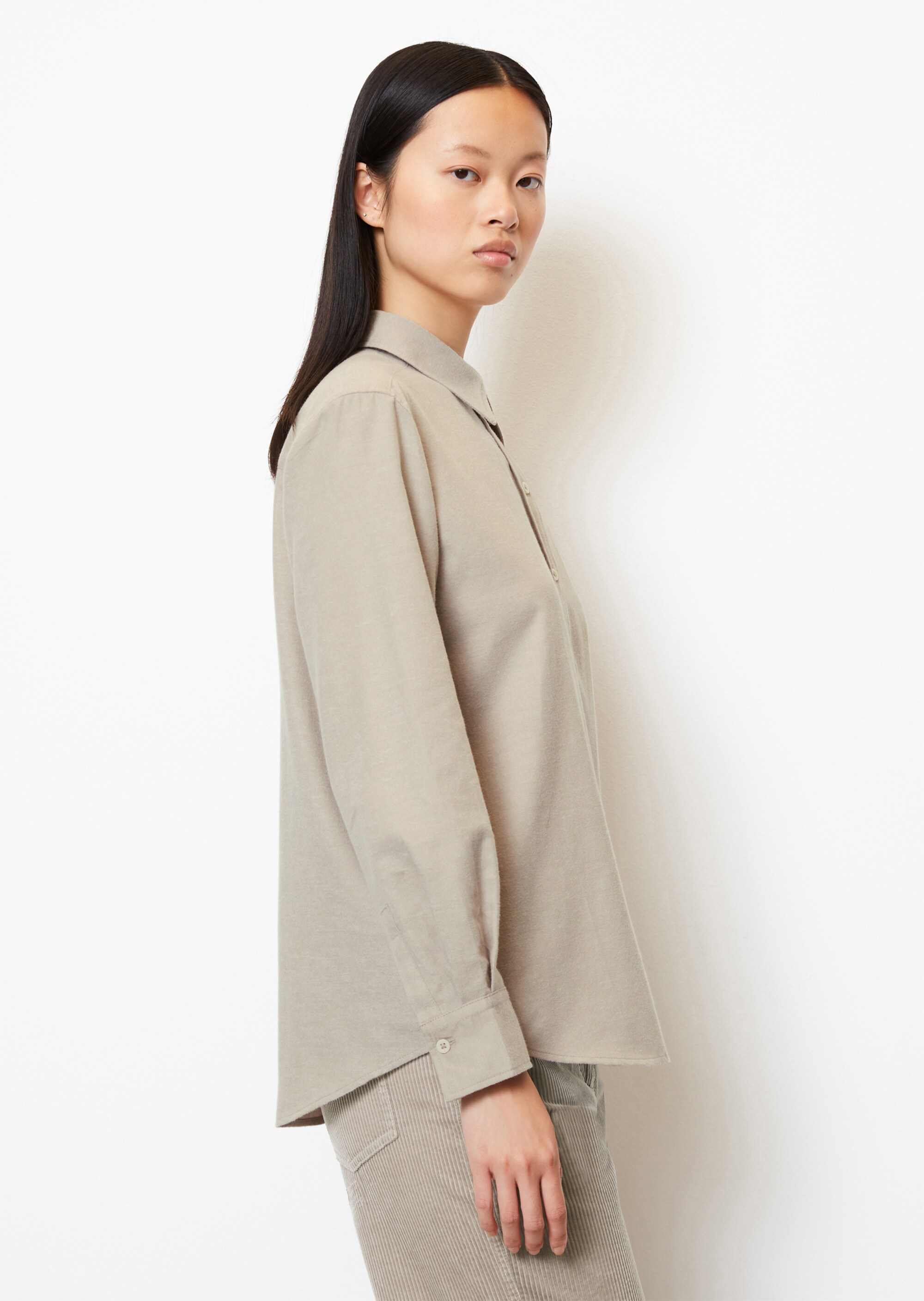 Softe Flanell-Bluse relaxedaus Organic Cotton