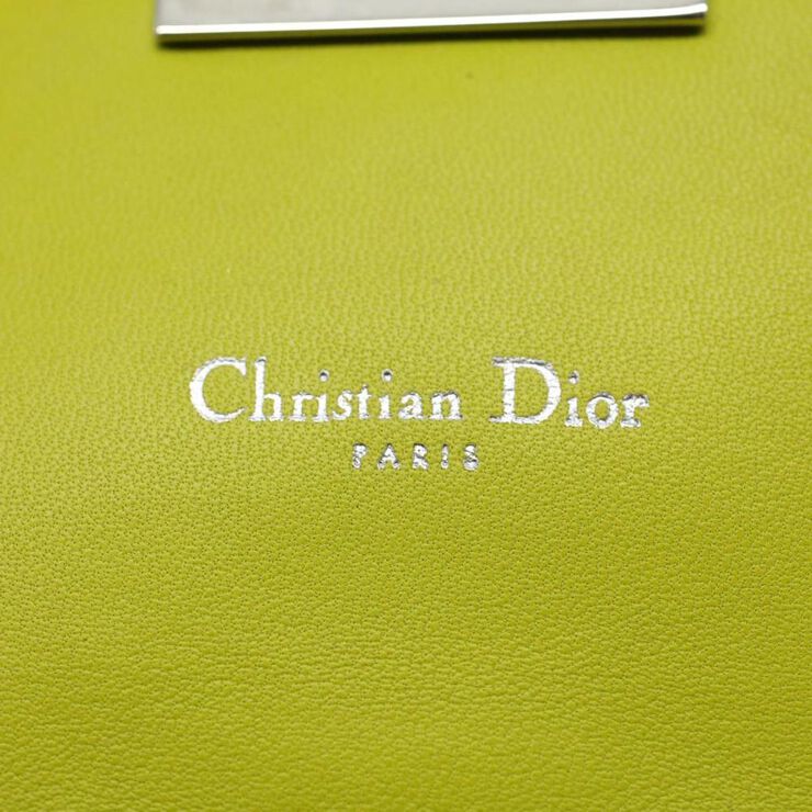 Dior Vintage Dior Shoulder Bag Yellow