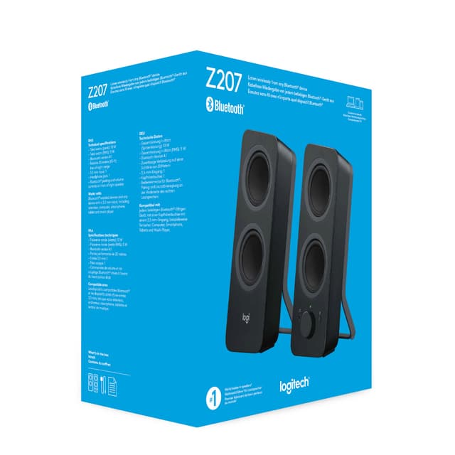 Logitech Z207 Bluetooth højtalere (sort)