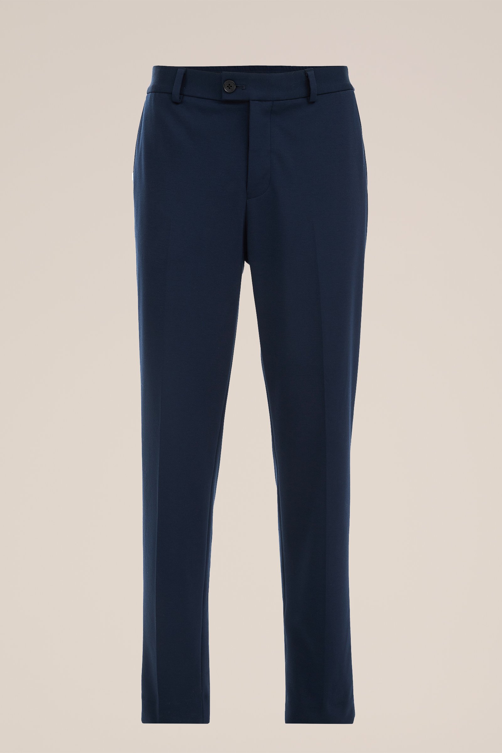 slim fit pantalon Van Gils Donkerblauw