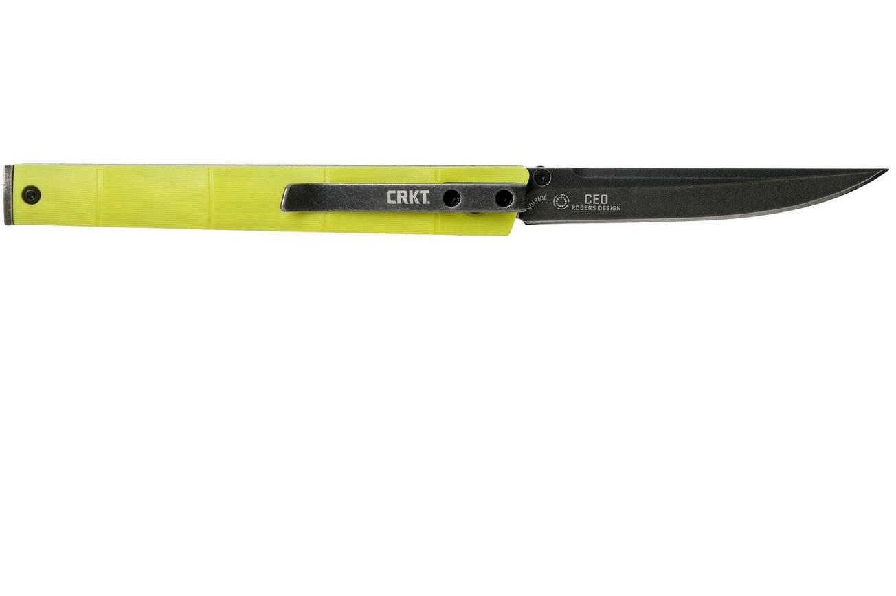 CRKT CEO Bamboo 7096YGK zakmes, Richard Rogers design