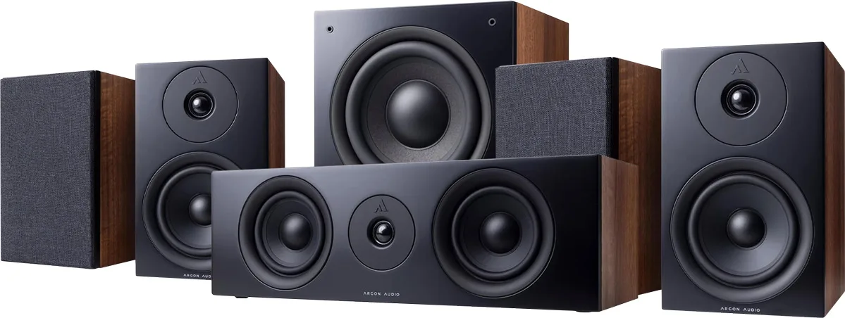 Argon Audio Forus 5 5.1 Noyer Packs enceintes grand spectacle