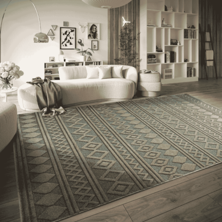 Vloerkleed Vintage Catherine - Groen