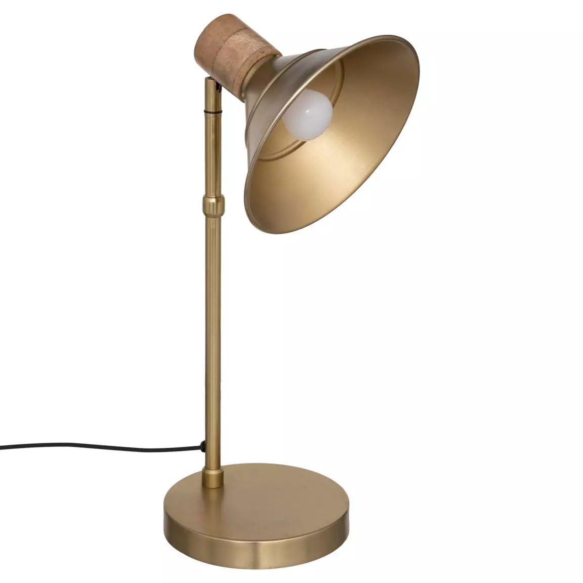 Lampe à poser métal (H45 cm) Bota Dorée